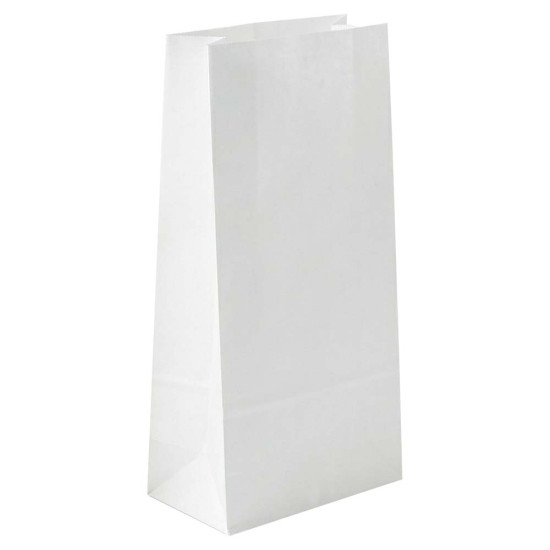 Hög papperspåse vit - 30x28x52cm